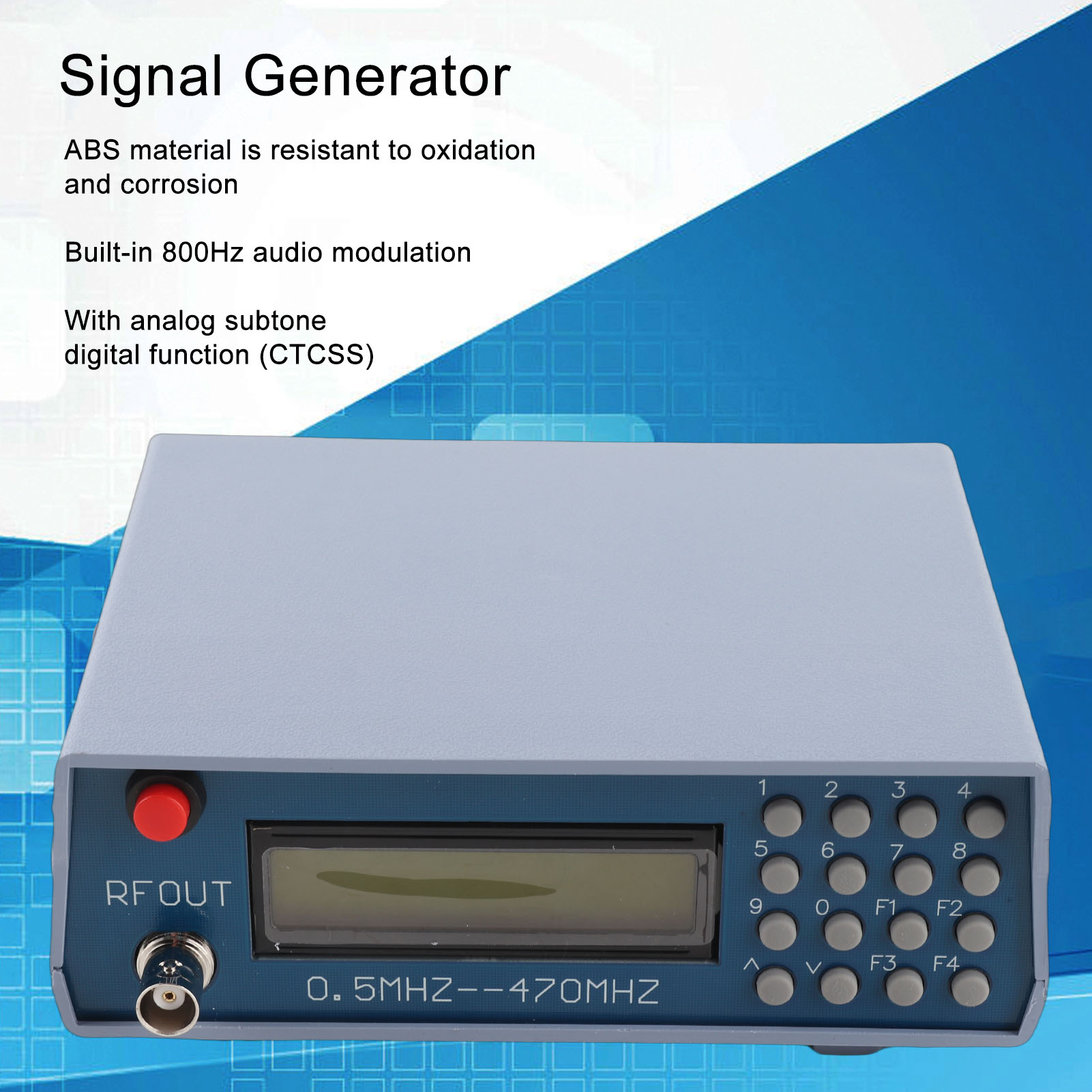 Rf Signal Generator 0.5Mhz To 470Mhz - Генератор функциональных сигналов, генератор радиочастотных сигналов,