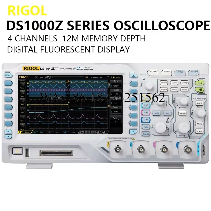 Цифровой осциллограф Wmwmnu дл – обзор и цена Digital Storage Oscilloscope 4 Channel 100Mhz